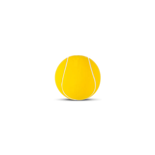 Latex Squeaky Tennis Ball Dog Toy (Yellow)