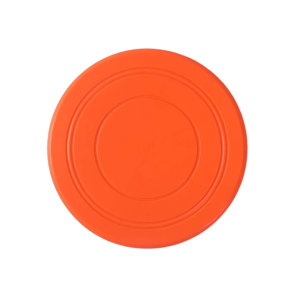 Flexible TPR Soft Frisbee for Dogs 7 Inch Orange