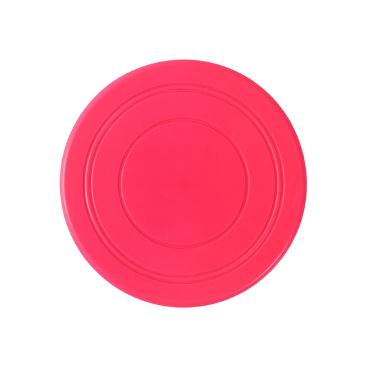 Flexible TPR Soft Frisbee for Dogs 7 Inch Pink