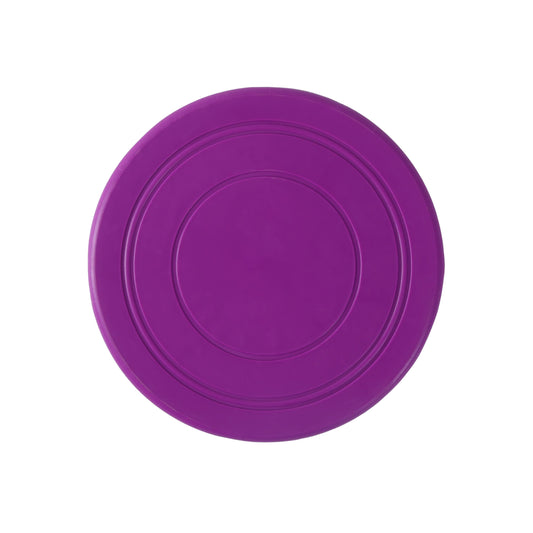 Flexible TPR Soft Frisbee for Dogs 7 Inch Purple