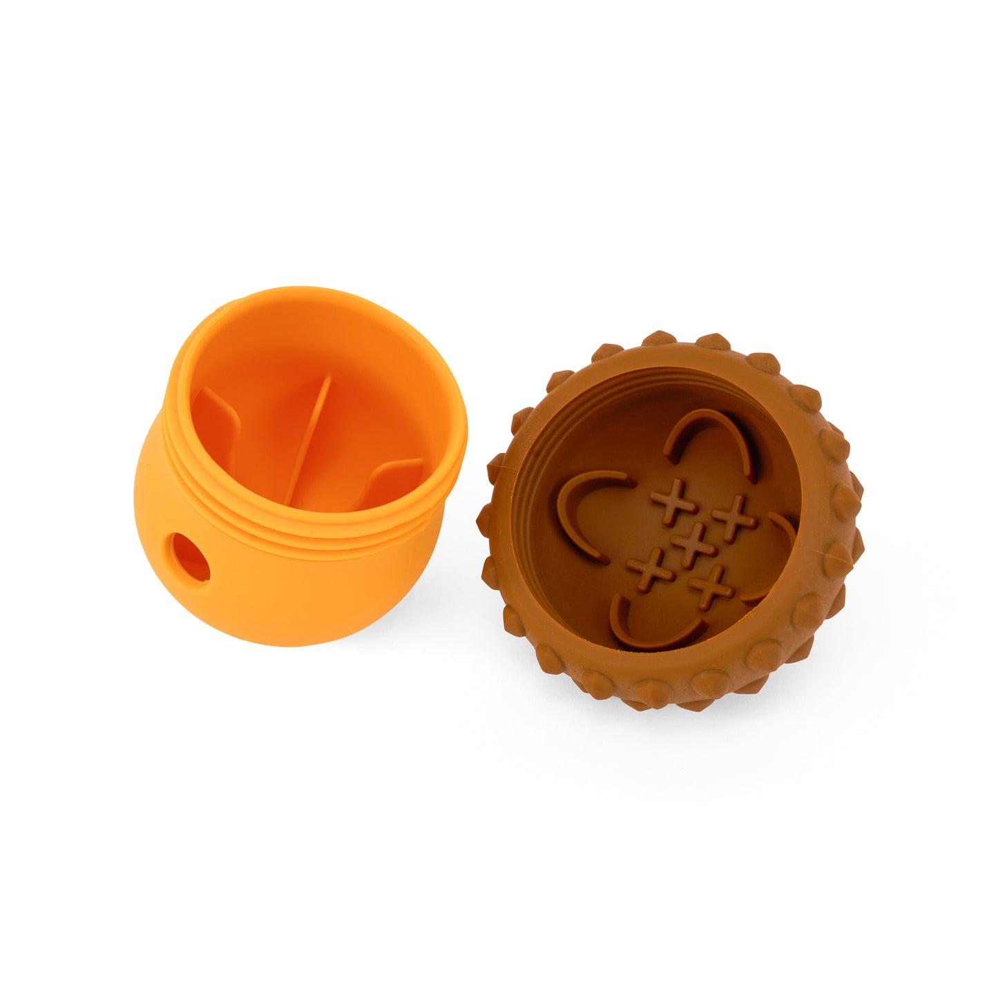 Interactive Treat Dispenser (Brown) - Fun & Rewarding Toy for Dogs