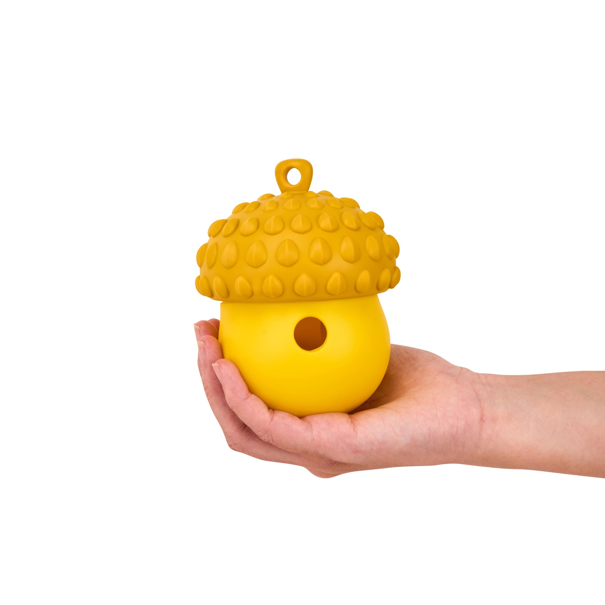 Yellow Interactive Treat Dispenser - Fun Pet Engagement