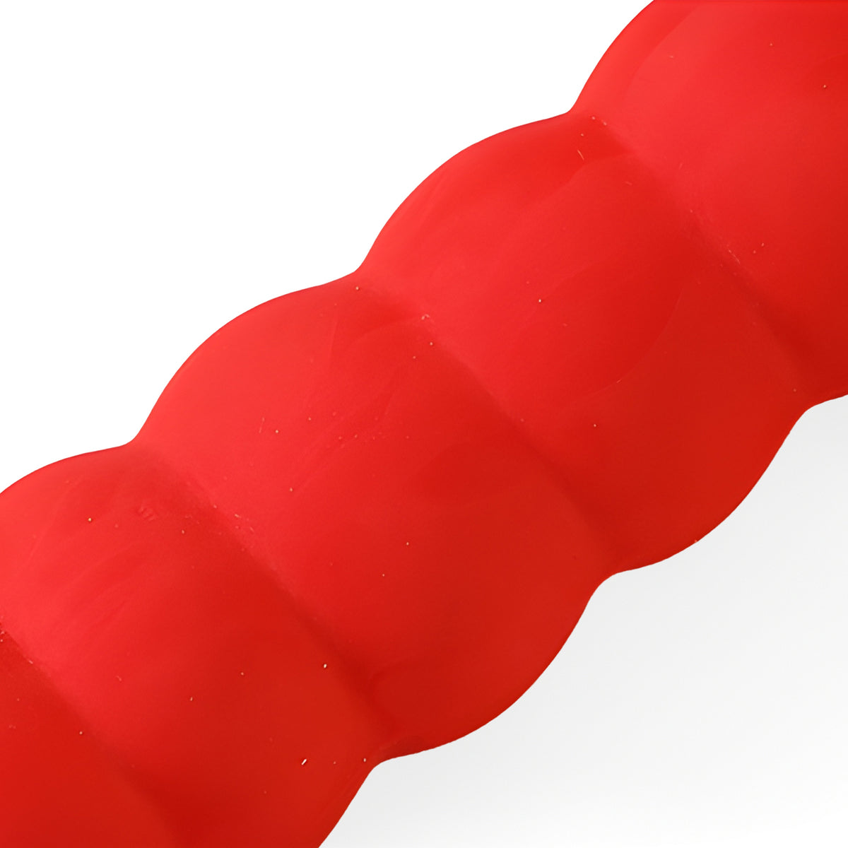 Super Stretch Long Body Durable Latex Squeaky Dog Toy in Fun Animal Designs (Red Hippo)