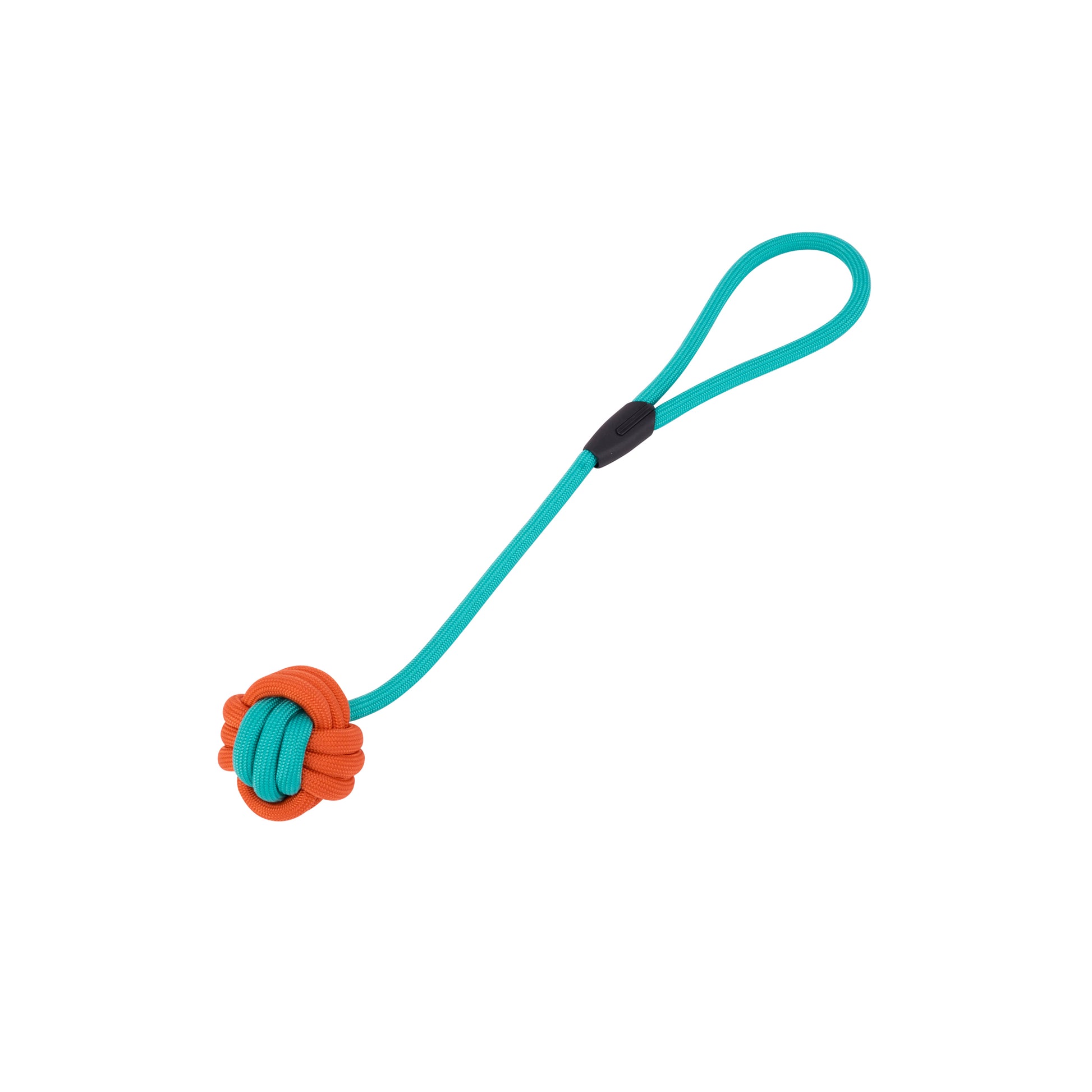 Interactive Rope Dog Toy (Teal + Orange) - Fun & Durable 